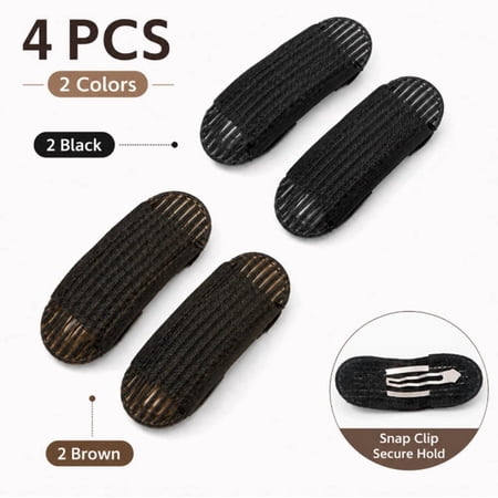 4 Pack Sponge Hair Volume Clips, Hair Inserts and Pins for Hairstyle Lift, TIKA