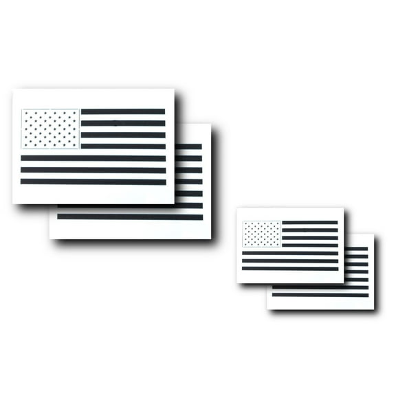 4 Pack Spray Airbrush Painting Stencils American Flag 50 US Stars Small & Large