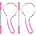 thumbnail image 1 of 4 Pack Spring Facial Hair Removers for Women, Manual Epilator with Handle, Face Hair Removal Threading Tool for Upper Lip, 1 of 6