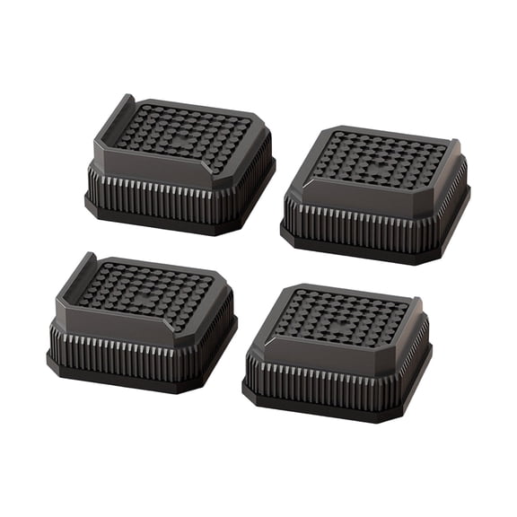 4 Pack Stackable Furniture Lifters for Sofa Bed Table Legs, Adjustable Height, Anti-Slip Base, Easy Assembly