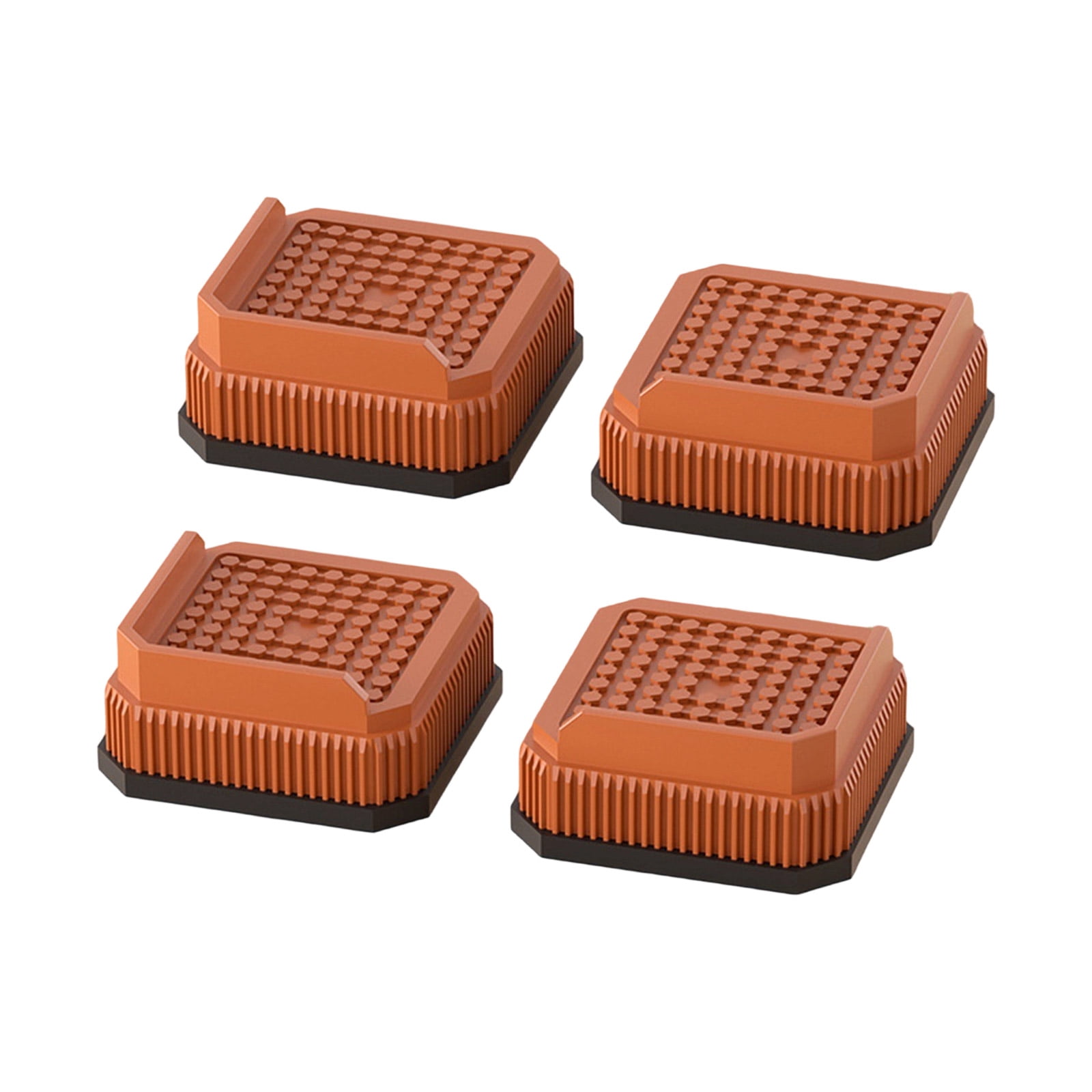 Base Lifter 4 Pack Stackable Furniture Lifters for Sofa Bed Table Legs, Adjustable ...