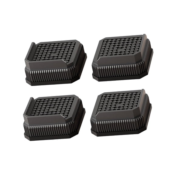 4 Pack Stackable Furniture Lifters for Sofa Bed Table Legs, Adjustable Height, Anti-Slip Base, Easy Assembly