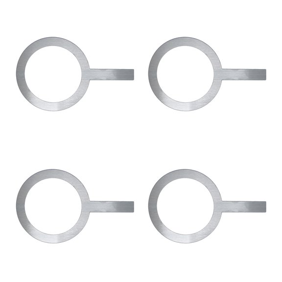 4 Pack Stainless Steel Drink Rings Drinkware Rings Cup Rings Multifuntional Use Suitable for Milk Foams Coffee Creation