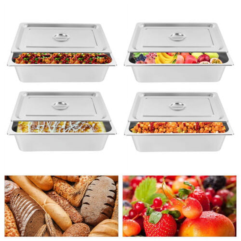 Stainless Steel Food Pan With Lid www.walmart.com