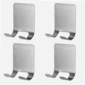 4 Pack Stainless Steel Razor Holder, Wall-Mounted Razor Stand for Bathroom, Rust-Resistant Razor Storage Organizer for Mens Shaving Razors