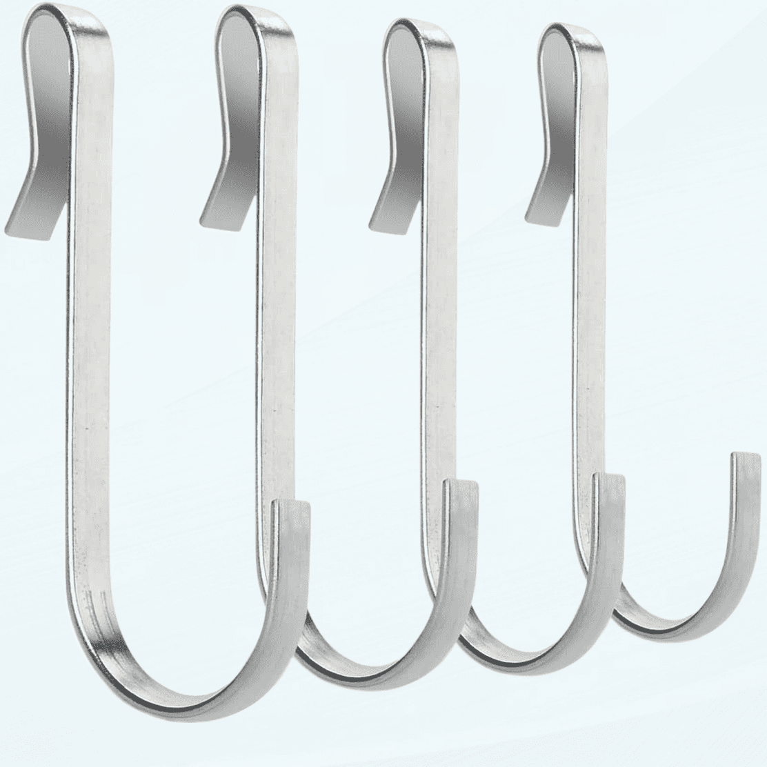 4 Pack Stainless Steel S Hooks for Shower Caddy, Bathroom Organizers ...