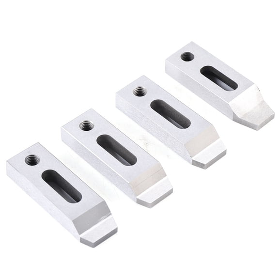 4 Pack Stainless Steel Wire EDM Jig Holder Clamp Kit, M81.25 Thread Fixture Board Clamping Tool, Leveling Jig for Wire Cut, Machining & Woodworking Fixting Accessory