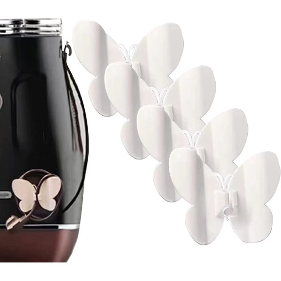 4 Pack Stand Mixers Cord Organizer for Kitchen Appliances, Cord Wrapper Used To Stick On Small Home Appliance, Wire Storage Attachment for Air Fryer, Coffee Maker, Blender (4 White)