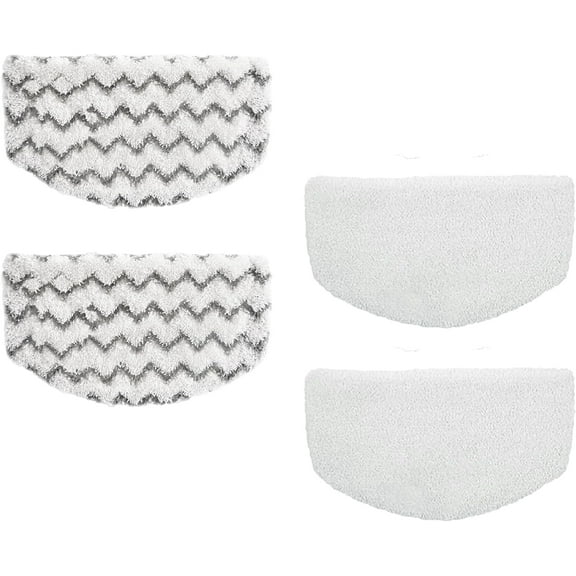 4 Pack Steam Mop Pads Replacement for Bissell Powerfresh Steam Mop 1940 1440 1544 1806 2075 Series, Model 5938 19402 19404 19408 19409 1940A 1940F 1940Q 1940T 1940W, Microfiber Washable, Reusable