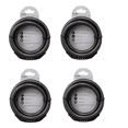 thumbnail image 1 of 4-Pack Steel Combination Bike Lock Set 4 ft Cable, Resettable 4-Digit Code Black, 1 of 5