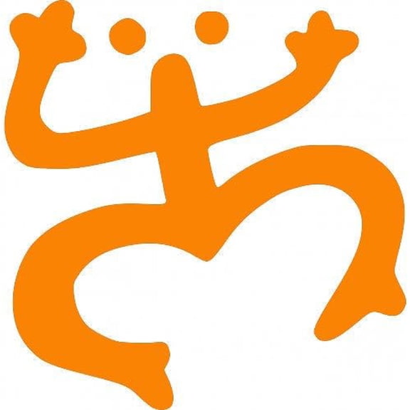4 Pack - StickerDad Coqui Frog Puerto Rico - Size: 4", Color: Orange - Windows, Walls, Bumpers, Laptop, Lockers, etc.