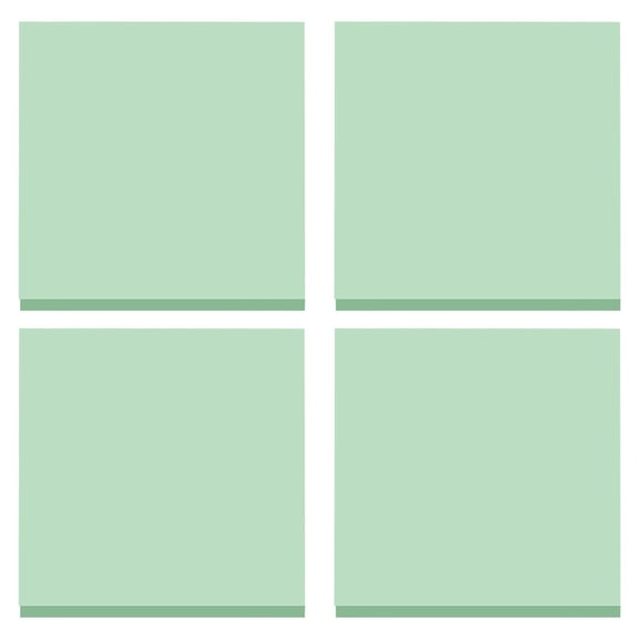4 Pack Sticky Notes,Greener Notes,Sweet Sprinkles Collection,Bright Post Stickies Colorful Big Rectangular Sticky Notes for Office, Home,Meeting, 100 Sheets/pad,3x3 in(army green)