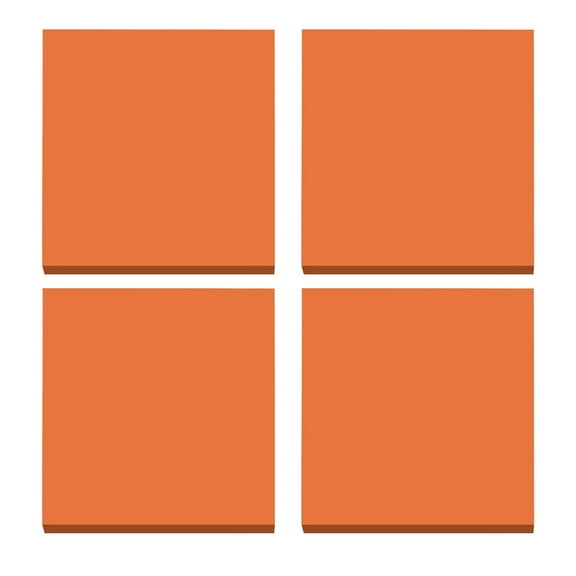 4 Pack Sticky Notes,Greener Notes,Sweet Sprinkles Collection,Bright Post Stickies Colorful Big Rectangular Sticky Notes for Office, Home,Meeting, 100 Sheets/pad,3x3 in(RD1)