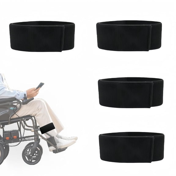 4 Pack Straps, Belt,Foot, and Seat Belt Restraints for Accessory (Reliable and Elastic)