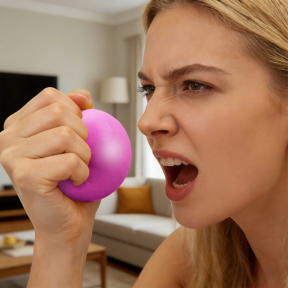 4 Pack Stress Balls, Color Changing Soft Sensory Stress Relief Balls, Fidget Tool for Anxiety and Special Needs, Relax Gadget for Adults