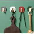 thumbnail image 1 of 4-Pack Strong Self-Adhesive Wall Hooks – Multi-Use Hanging Organizers for Bathroom, Kitchen, Doors TIKA, 1 of 8