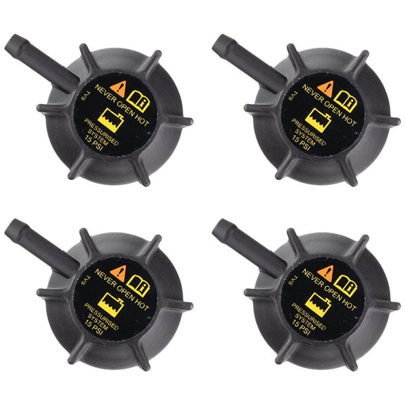 4 Pack 15 PSI Surge Tank Cap Compatible with Kenworth and Peterbilt 330 Truck 2008-2010 - Fluid Reservoir Pressure Cap 15PSI Replaces N5348001 902-5402 902-5402CD N5348001 PTRN5348001