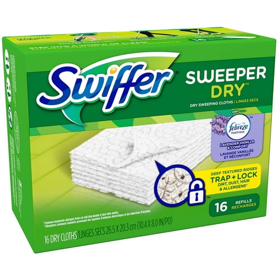 4 Pack - Swiffer Sweeper Dry Cloth Refill 16 ea