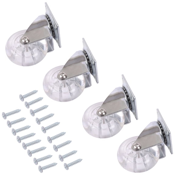 4 Pack Swivel Caster Wheels for Furniture, 2 Inch Heavy Duty Castor Wheels 360