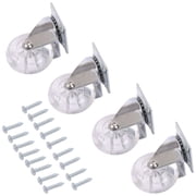 4 Pack Swivel Caster Wheels for Furniture, 2 Inch Heavy Duty Castor Wheels 360
