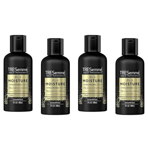4 Pack - TRESemme Moisture Rich Luxurious Moisture Shampoo 3 oz Each