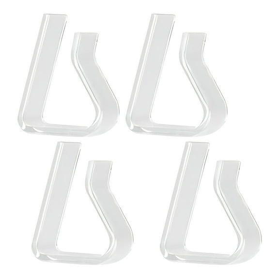 4 Pack Tablecloth Clips, Clear Tablecloth Clips, Plastic Table Cloth Hold Down Clips Non-Slip Table Cloth Holder Cover Clamps for Restaurant Weddings Graduation Party ,S