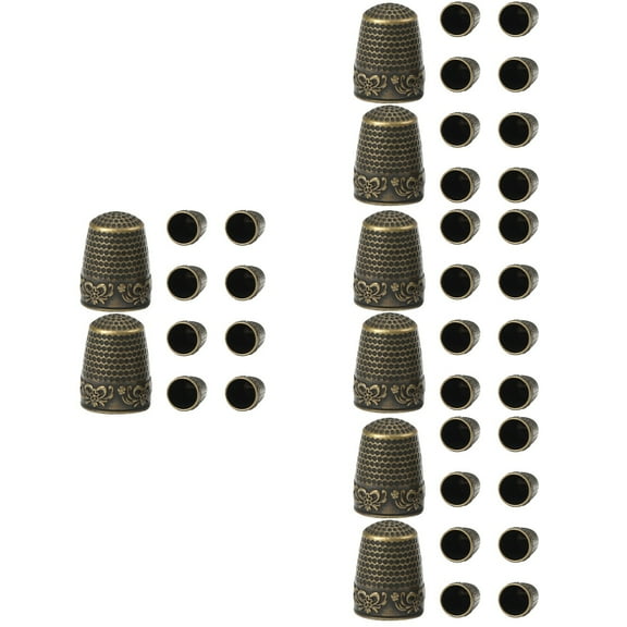 4 Pack Thickened Thimble Finger Cot Sew Crocheting Ring Sewing Machine Accessories Sleeves