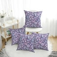 4 Pack Throw Pillow Covers Paisley Print No.J91 Breathable Pillow Cases Standard Size, Stylish