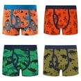 thumbnail image 1 of 4 Pack Toddler Little Boys Casual Boxers Briefs Panties Kids Cotton Underwear Undies, Size 1-10 Years, 1 of 7