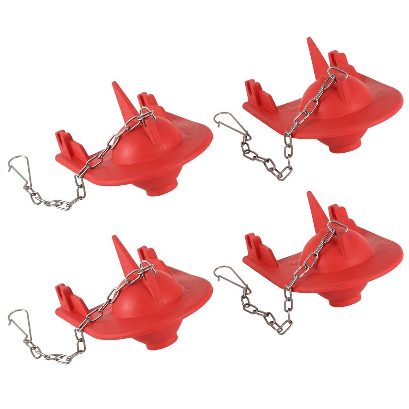 4 Pack Toilet Flapper Replacement for Hinge-Style Parts 84995 and ...