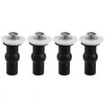 thumbnail image 1 of 4 Pack Toilet Seat Screws Toilet Seat Hinges Bolt Expanding Rubber Top Nuts Screw Fixings Fix WC Blind Hole Fittings, 1 of 7