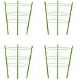 thumbnail image 1 of 4 Pack Tomato Cage Plant Support Cages for Garden, 17.7 inches Tomato Trellis for Climbing Plants, Upgrade Garden Plant Stakes with Adjustable Ring, Tomato Rings for Support, 1 of 7