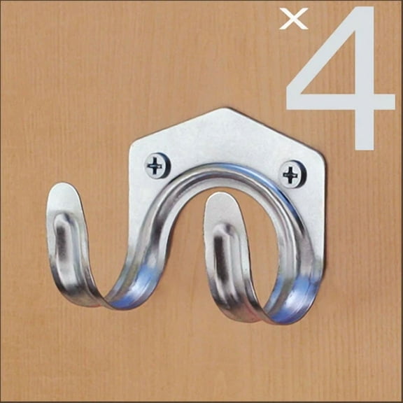 4 Pack Tool Hooks Metal Garage Storage Utility Hooks Hanger Holder Wall Mount