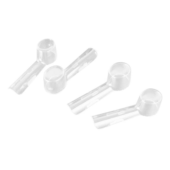 4 Pack Toothbrush Cover ,Electric Toothbrush Plastic Cap,Reusable Electric Toothbrush Cover Caps,Fits for Electric Toothbrush Heads,Dust Away Convenient for Travel and More Sanitary(White)