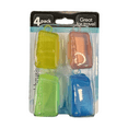 thumbnail image 1 of 4-Pack Toothbrush Covers Set - with Vents for Drying, Perfect for Hygiene on the Go, Covers Fit All Toothbrushes, with Hanging Hole, Easy Storage and Protection, Yellow Coral Green Blue, 1 of 1