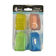 4-Pack Toothbrush Covers Set - with Vents for Drying, Perfect for Hygiene on the Go, Covers Fit All Toothbrushes, with Hanging Hole, Easy Storage and Protection, Yellow Coral Green Blue