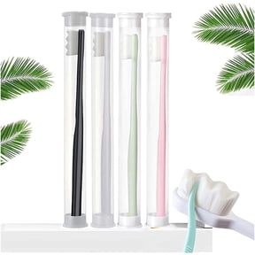 4 Pack Toothbrush, Scheam Nordic-Inspired Premium Nano Toothbrush,Wave Bristle, Toothbrush Nano, Ultra-fine Soft Toothbrush with 20000 Soft Bristles,for Sensitive Gums and TeethMother's Day Gift
