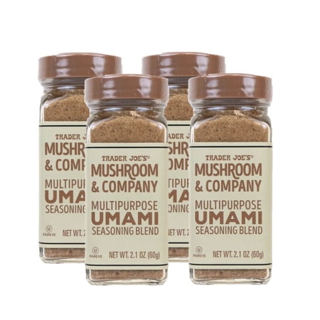 4 Pack | Trader Joe's Mushroom & Company Multipurpose Umami Seasoning Blend 2.1 oz