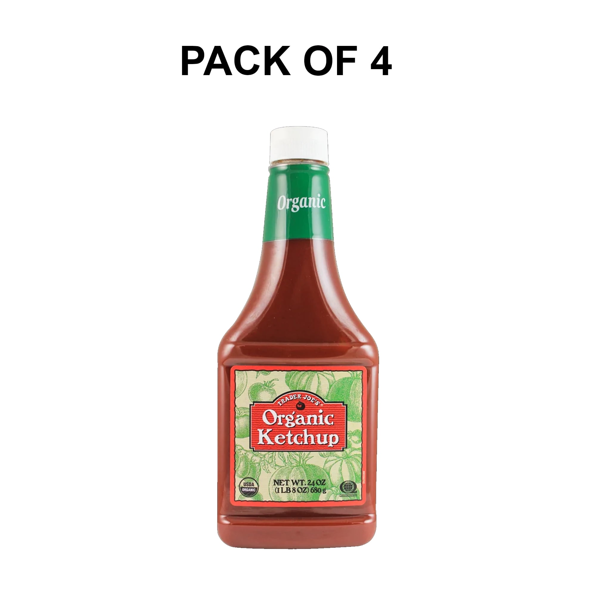 4 Pack Trader Joe’s Organic Ketchup - Tangy Perfection in a Bottle | 24 ...