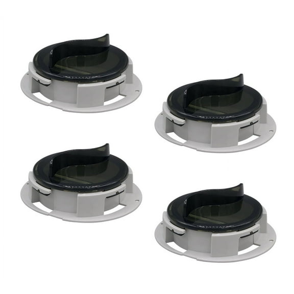 (4 Pack)Trailer Document Holder Kit with Clear Cover for Truck & Trailer Registration Insurance - Trailer Registration Card Holder - Impact, Rust & Water Resistant