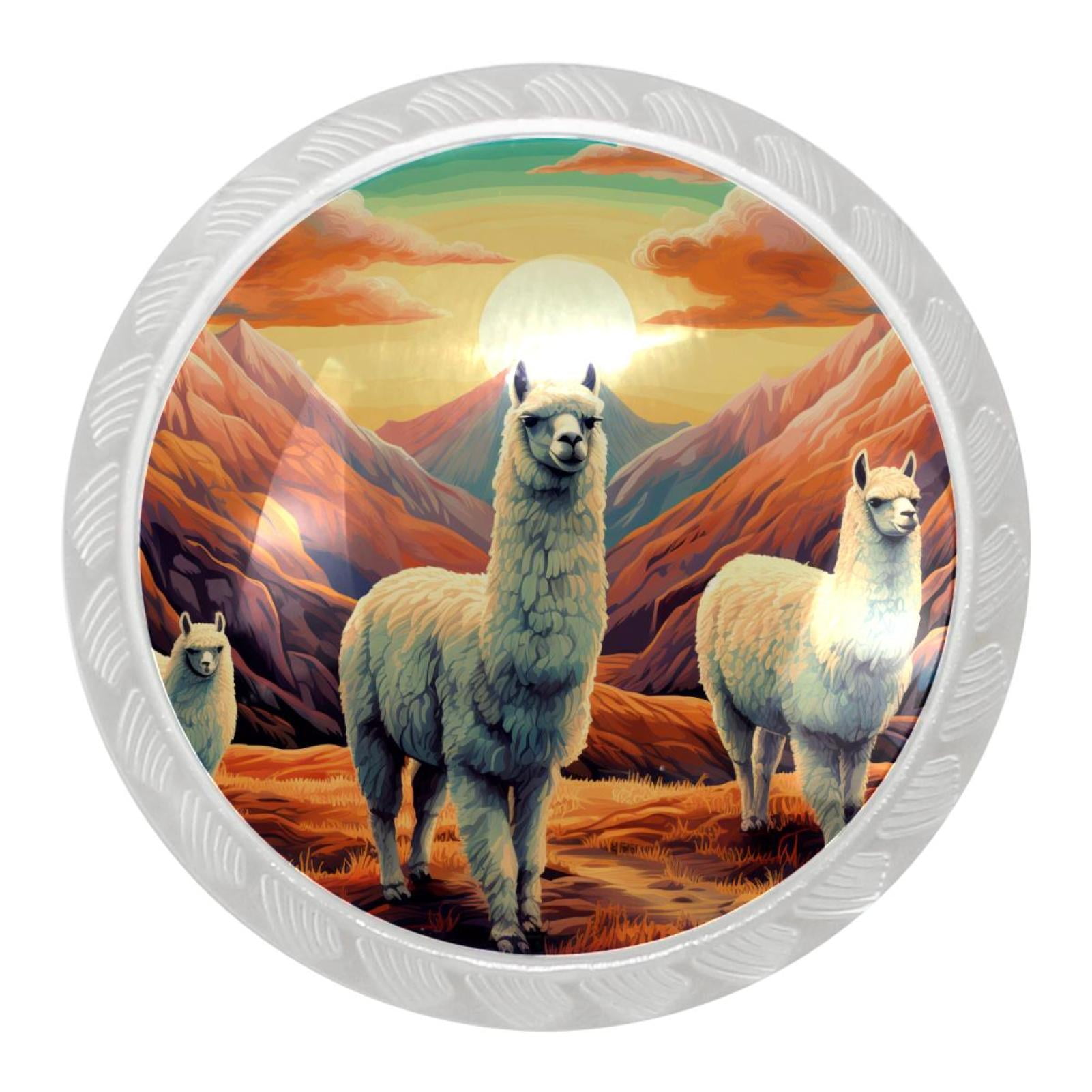 4 Pack Transparent Drawer Knobs, Decorative Kitchen Crystal Glass 35mm