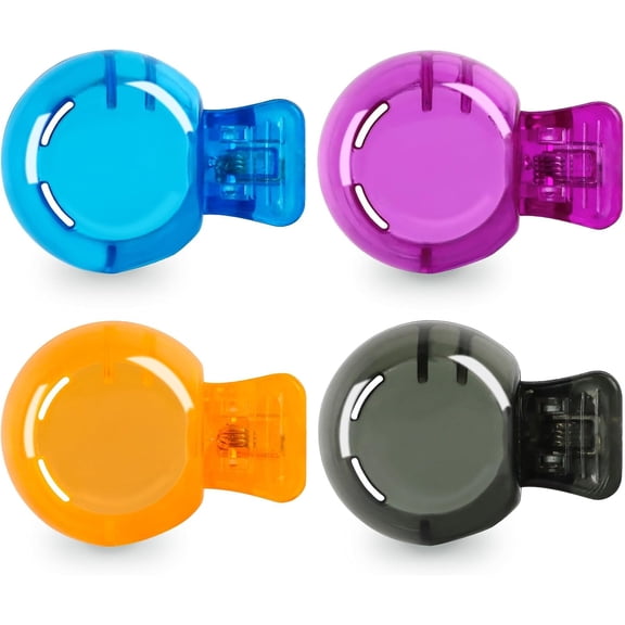 4 Pack Travel Toothbrush Head Covers Portable Toothbrush Protector Cap Brush Pod Case Protective Plastic Clip for Household Travel, School, Bathroom, Camping, Business