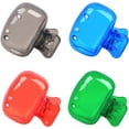 thumbnail image 1 of 4 Pack Travel Toothbrush Head Covers Toothbrush Protector Cap Brush Pod Case Protective Portable Plastic Clip for Household Travel, Camping, Bathroom, School, Business, 1 of 8