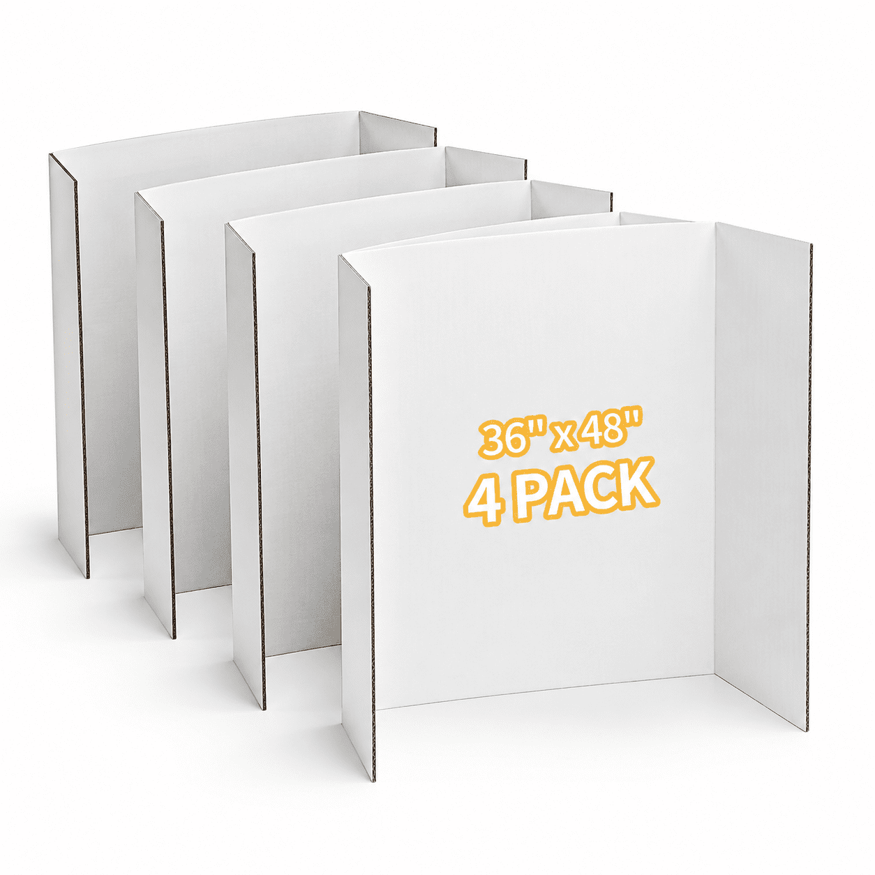 4 Pack Trifold Presentation Boards, 36