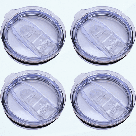4 Pack Tumbler Replacement Lids for 20 oz Tumblers, Spill Proof Splash Resistant Lids Covers