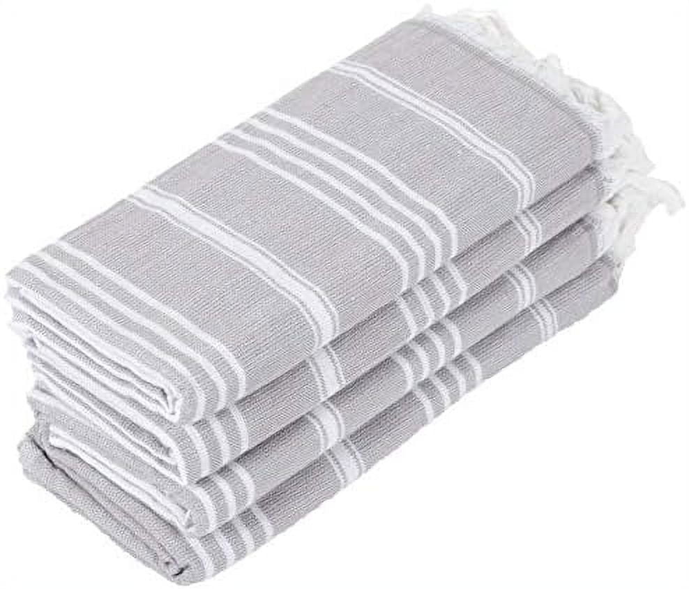 4 Pack Turkish Hand Towels For Bathroom 18 X 40 Inch 100 Cotton
