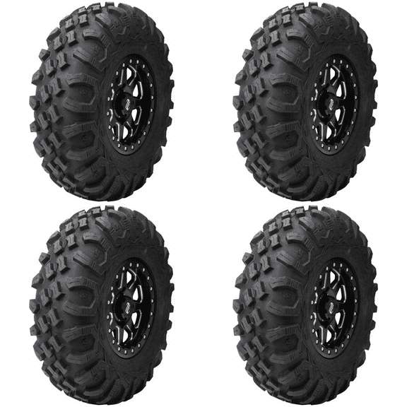 (4 Pack) Tusk Megabite Radial Tire 27x11-12 For ARCTIC CAT 550 TRV H1 EFI LE 2009
