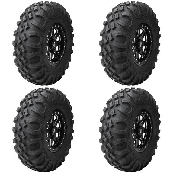 (4 Pack) Tusk Megabite Radial Tire 27x9-14 For ARCTIC CAT 700 H1 EFI TRV 2010