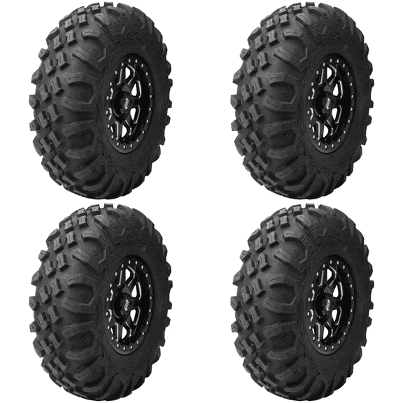 (4 Pack) Tusk Megabite Radial Tire 27x9-14 For YAMAHA Wolverine X4 2018-2021