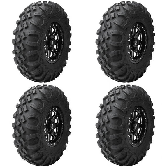 (4 Pack) Tusk Megabite Radial Tire 28x10-14 for Yamaha Wolverine X2 R-Spec 2019-2021